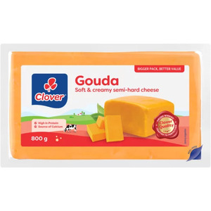 Quickly prepare foods that are creamy and tasty. Gouda cheese with full cream, which is abundant in calcium, protein, and energy.